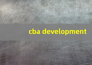 cba development